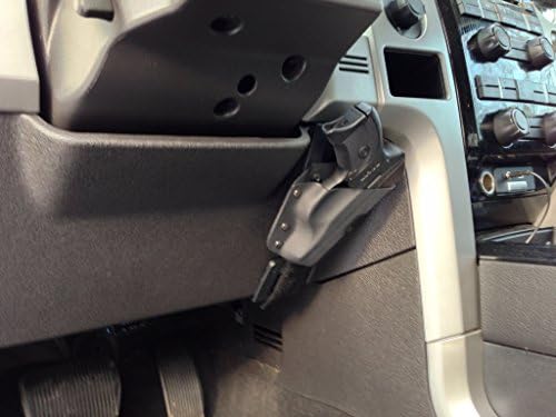 Gold Star: Under The Steering Column Holster- Black- Rt. Handed- Custom Fit MR Baby Desert Eagle