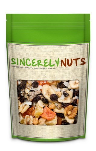 Sincerely Nuts Crème Brulee Trail Mix 2 LB - Mijou Peanuts, Peanus, Butterscotch Chips, Vanilla Chips, Cashews, Butter Toffee Cashews