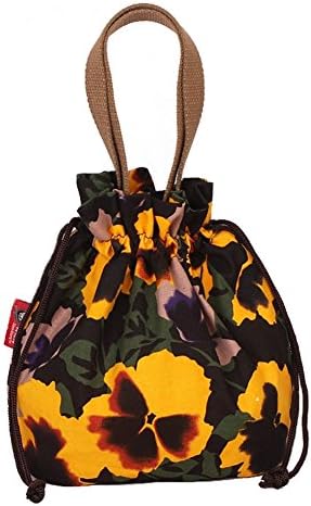 MAINLYCOR CHB880423C2 Explosion Models Canvas Folk-Custom Women's Handbag,Cylindrical Bucket Bag