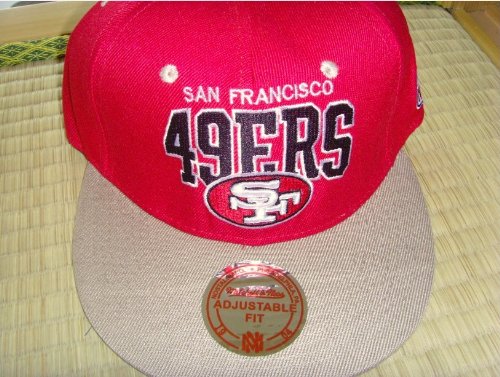 *New* NFL San Francisco 49ers Red Fitted Hat Cap