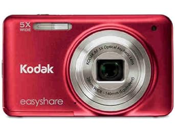 Kodak Easyshare M5350 16 MP Digital Camera with 5x Optical Zoom and 2.7-Inch LCD (Red)