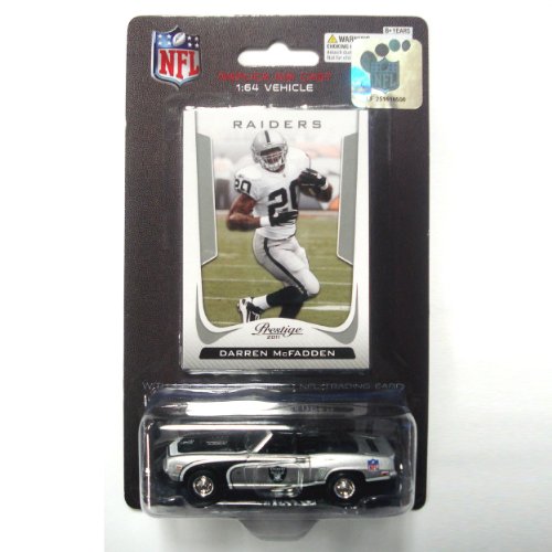NFL Oakland Raiders Press Pass 1969 Camaro 1:64 Scale Diecast Darren McFadden