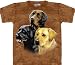 The Mountain Labrador Collage Dogs Adult Tee T-shirt