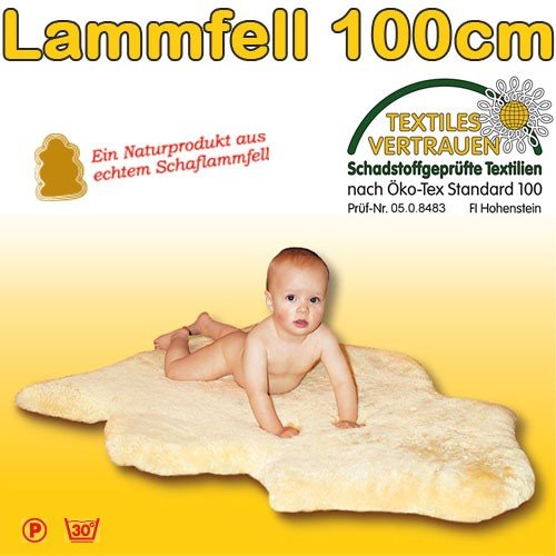 Heitmann Babyfell Lammfell 90-100 cm geschoren 912