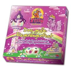 Noris-Spiele 606017366 - Filly Unicorn - Das gro�e Regenbogenfest