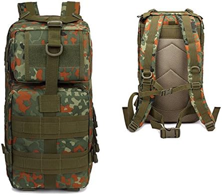Outdoor Warriors Camouflage men outdoor climbing bag backpack sports camping hiking backpack bag female travel bag (Germany Camouflage)