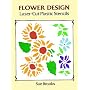 Flower Design Laser-Cut Plastic Stencils (Laser-Cut Stencils)