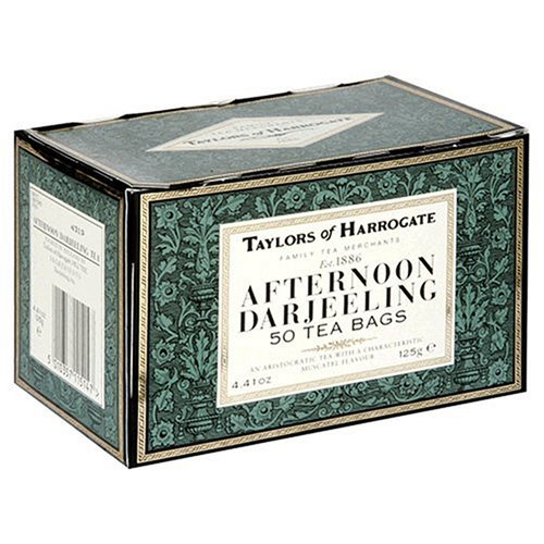 Taylors of Harrogate Afternoon Darjeeling 100 Tagged Tea Bags by taylors of harrogate