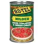 SAVE $1.98 - Rotel Mild Diced Tomato & Green Chilies, 10-Ounce Cans (Pack of 12) $19.50