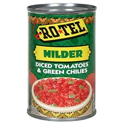 Rotel Mild Diced Tomato & Green Chilies, 10-Ounce Cans (Pack of 12)