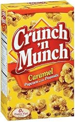Crunch 'n Munch Caramel Popcorn, 4-Ounce Boxes (Pack of 12)