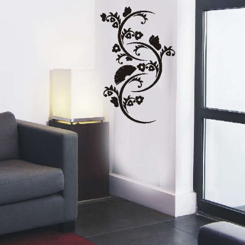 Imagen principal de Etiqueta de la pared d422 Mariposa tribal 40x25 cm