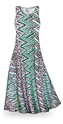 Plus Size Petite A-line Sleeveless Round Neck Leopard Print Polyester/Spandex Maxi Dress 