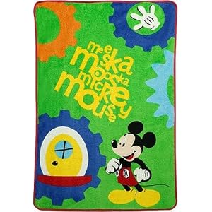 Toddler Blankets with Mickey Mouse for Bed Time