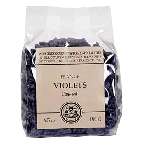 India Tree Candied Violets, 6.5 oz