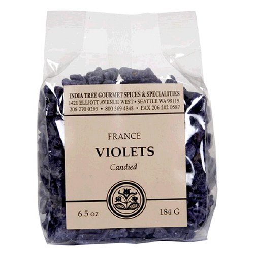 India Tree Candied Violets, 6.5 oz by India Tree
