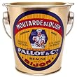 Fallot Dijon Mustard, authentic imported in metal pail 16 oz presentation