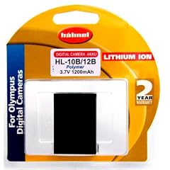 H�hnel HL-12B 3,7V 1200mAh Li-Polymer Ersatzakku Typ Olympus Li-10B/12B f�r mju 300, mju 400, C-50, C-760, C-765Ultra, C-770Ultra
