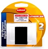H�hnel HL-12B 3,7V 1200mAh Li-Polymer Ersatzakku Typ Olympus Li-10B/12B f�r mju 300, mju 400, C-50, C-760, C-765Ultra, C-770Ultra