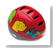 Bell Lil' Bell Shell Toddler/Kids' Bike Helmet (Red Baby Dinosaurs, Medium/Large)