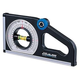 Tajima SLT-AL200M Slant 200M Rotary Dual-Scale Angle Meter with Magnetic Base by Tajima