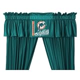 Miami Dolphins 88"x14" Window Valance