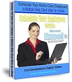  : Schedule Your Home Care Employees to Multiple Daily Client Visits for a Week with Excel