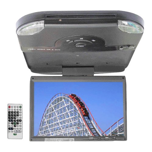 Buy 10.2 Overhead Mount Widescreen Monitor with Built-in DVD Player and Fm Transmitter by Pyle now!