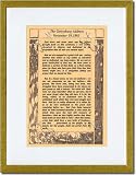 Gold Framed/Matted Print 17x23, The Gettysburg Address