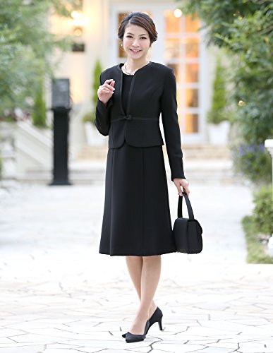 最高級エレガンスノーカラー ブラックフォーマル JAP04[5～15号]喪服