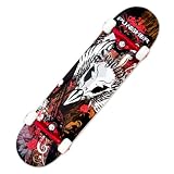 Punisher Skateboards Legends Complete 31-Inch Skateboard with Canadian Maple