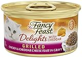 UPC 050000579327 product image for Fancy Feast Wet Cat Food, Delights with Cheddar, Grilled Chicken & Cheddar Chees | upcitemdb.com