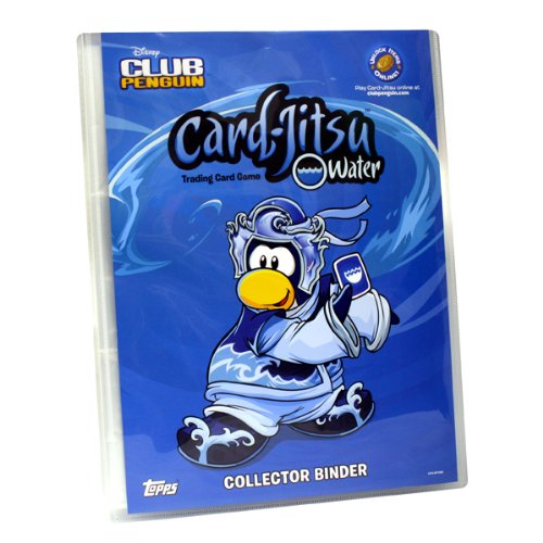 Club Penguin Card Jitsu Series 4 Water Trading Card Starter Pack Binder