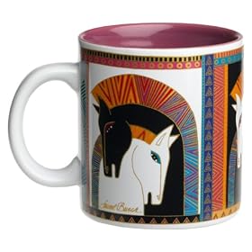 Laurel Burch Embracing Horses Mug