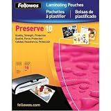 Fellowes Glossy Pouches - Business Card, 10 mil, 100 pack