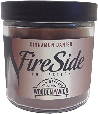 Carousel Candles Jar Candle, 12-Ounce, Cinnamon Danish