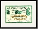 Black Framed/Matted Print 17x23, Blacklick and Conemaugh Petroleum and Mining Company