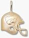 Kansas State Wildcats Power Cat Helmet Pendant - 14KT Gold Jewelry