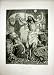 1893 ART JOURNAL SHADOW DEATH JESUS CROSS STAR PRINT