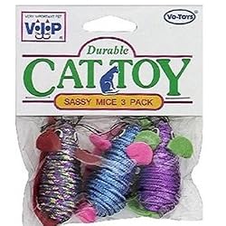 Sassy Mice 2in - 3 Pack Cat Toy