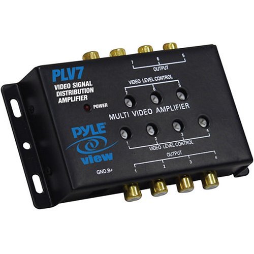 Pyle Audio PLV-7 1-Into-7 Video Signal Distribution Amplifier