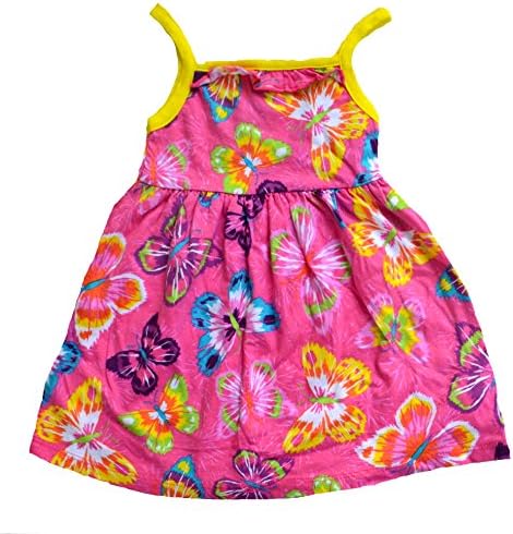 Evacindy Girls Cute Summer Dress (12 - 18 month, Butterfly)
