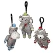 Sock Monkey Zoo Animal Back Pack Clips (Set of 3)