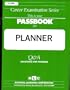 Planner (Career Examination Passbooks)