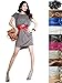 Women PU Leather Soft Self Tie Bowknot Band Wrap Around Sash Obi Belt