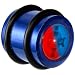 16mm Blue Anodized Titanium Blinking Plug