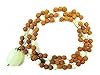 Yoga Meditation Mala- Moonstone Rudraksha Prayer Bead Japa Mala Necklace 108+1