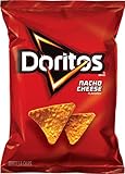 Doritos Tortilla Chips, Nacho Cheese, 1.75-Ounce Large Single Serve Bags (Pack of 64)