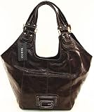 Guess Alouette Brown Vinyl Tote Ladies Handbag