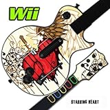 Skin Decal Cover for GUITAR HERO 3 III Nintendo Wii Les Paul - Stabbing Hea ....